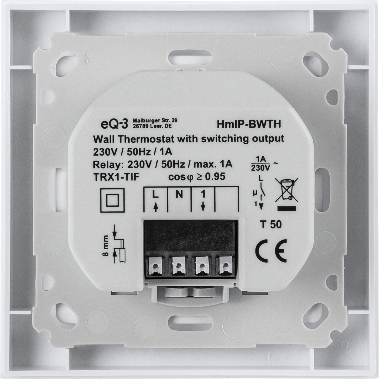 Homematic IP Wandthermostat mit Schaltausgang HmIP-BWTH