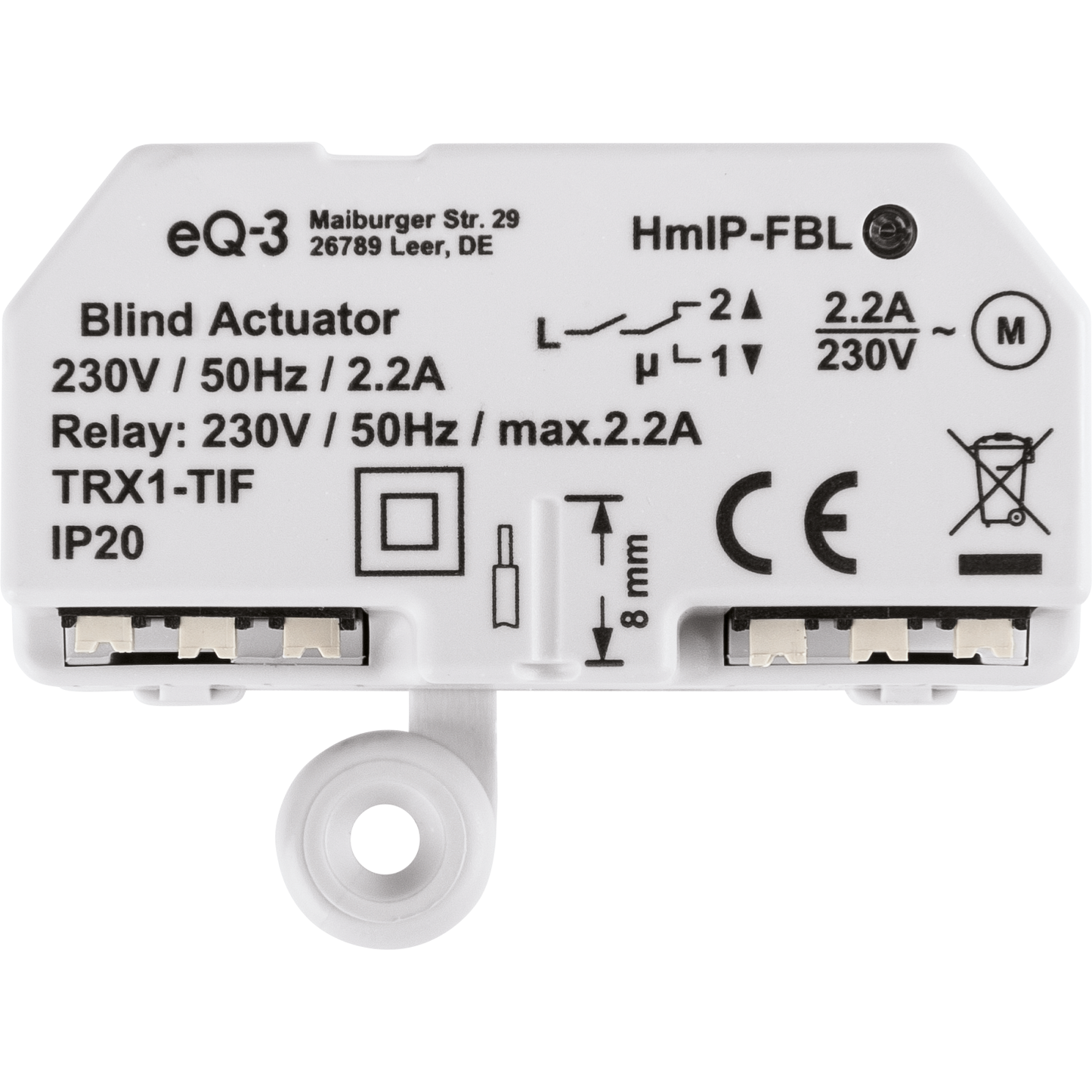 Homematic IP Jalousieaktor Unterputz HmIP-FBL