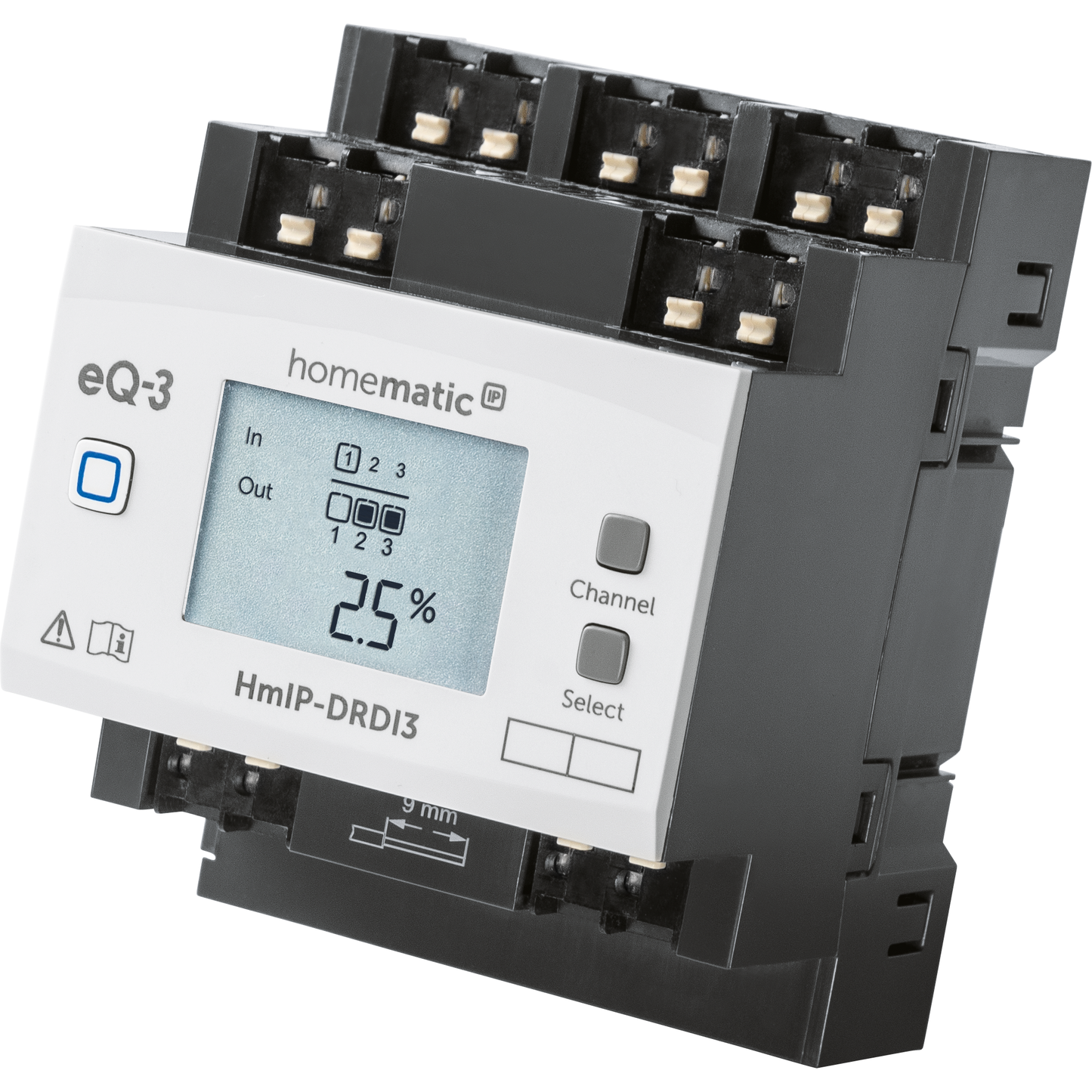 Homematic IP Dimmaktor 3fach Hutsch.Montage HmIP-DRDI3