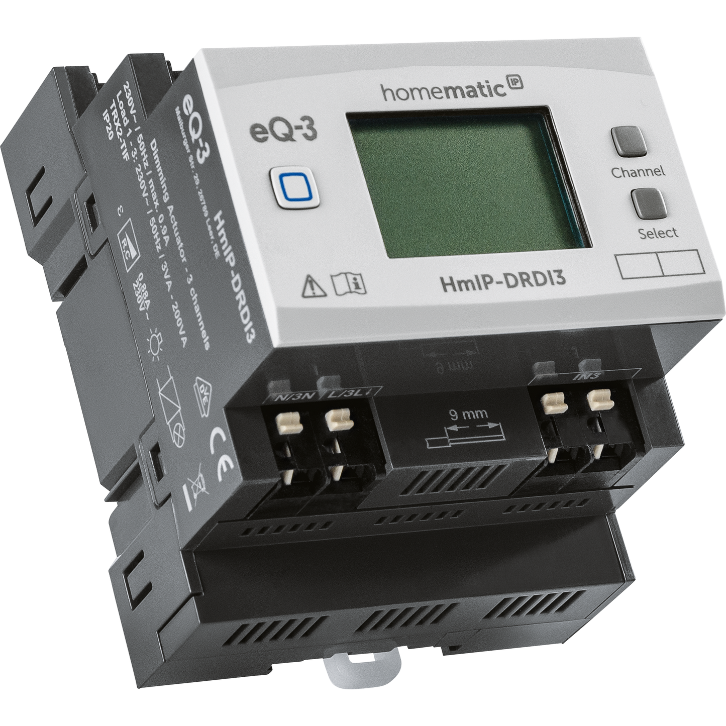 Homematic IP Dimmaktor 3fach Hutsch.Montage HmIP-DRDI3