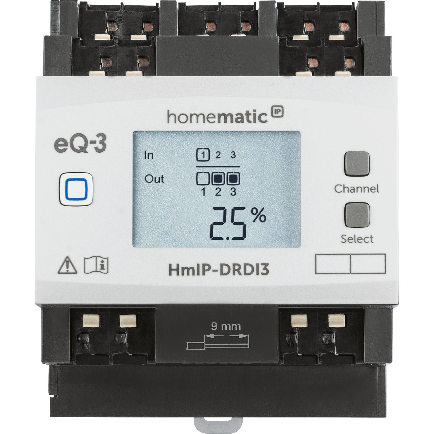 Homematic IP Dimmaktor 3fach Hutsch.Montage HmIP-DRDI3
