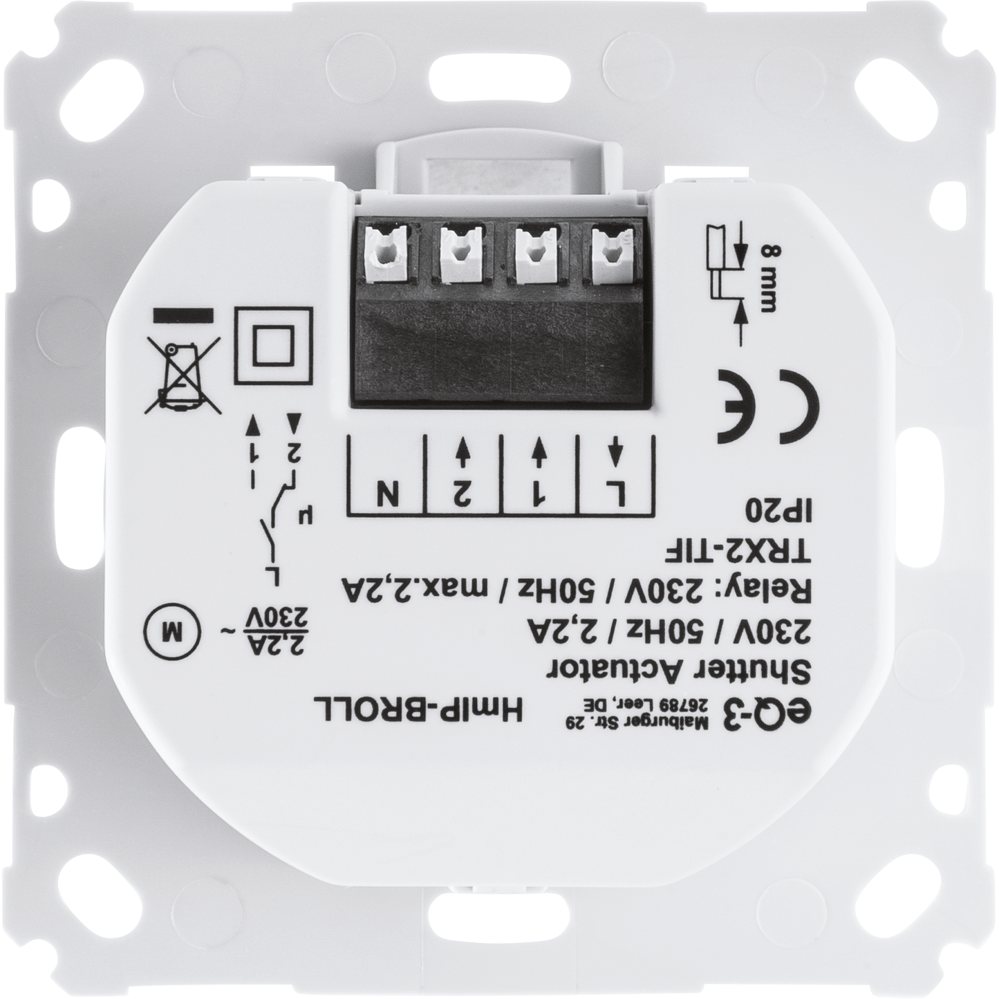 Homematic IP Rolladenaktor für Markenschalter HmIP-BROLL - Homeiq24