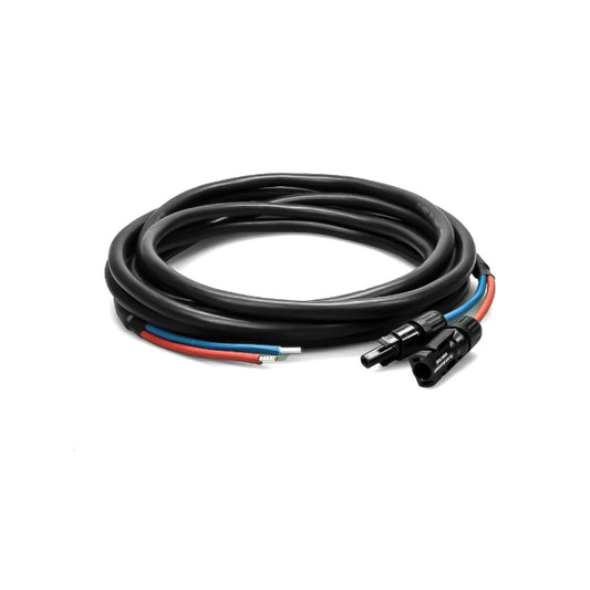 WATTSTUNDE® Anschlusskabel (2x)4mm² Typ-MC4/Aderendhülse 10m schwarz