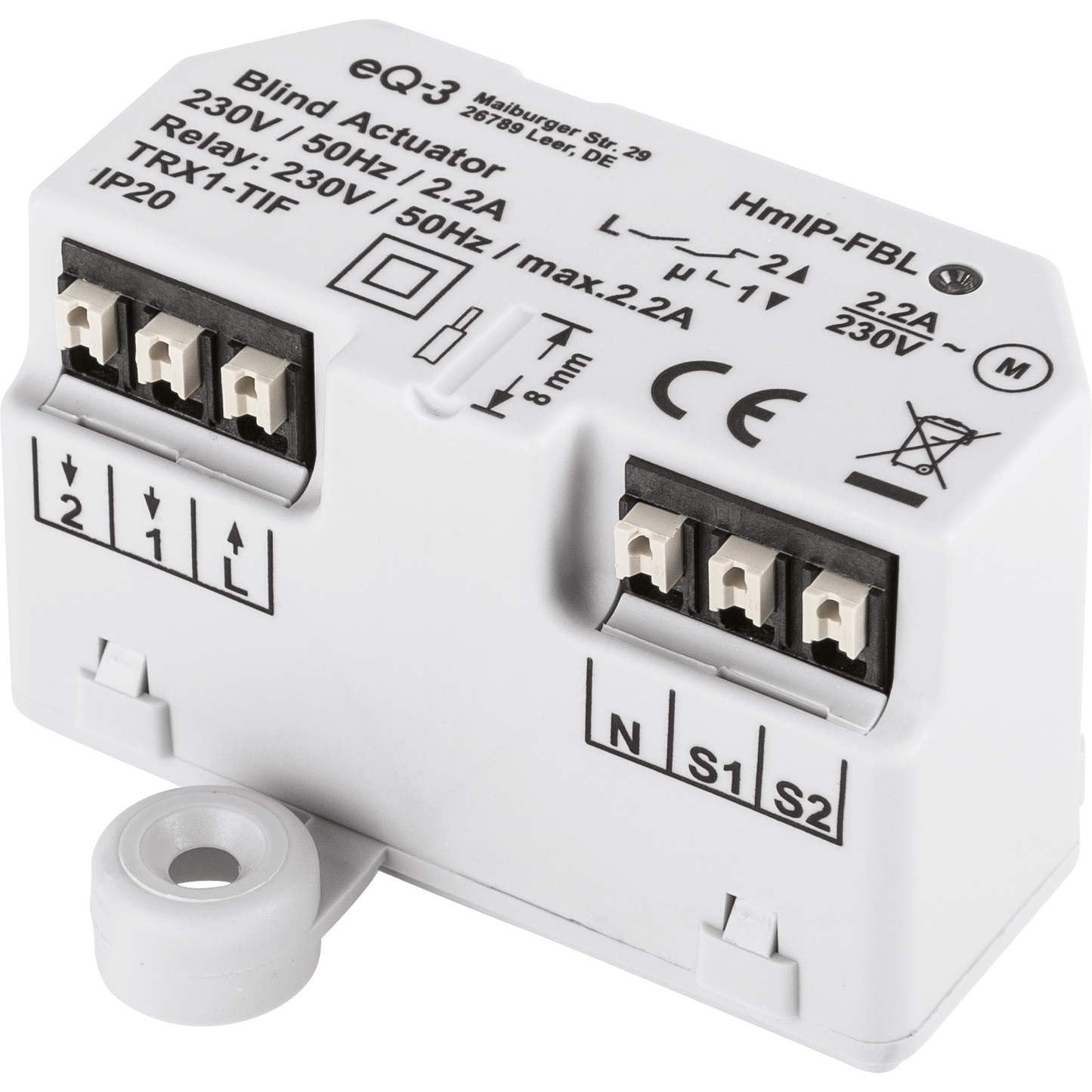 Homematic IP Jalousieaktor Unterputz HmIP-FBL
