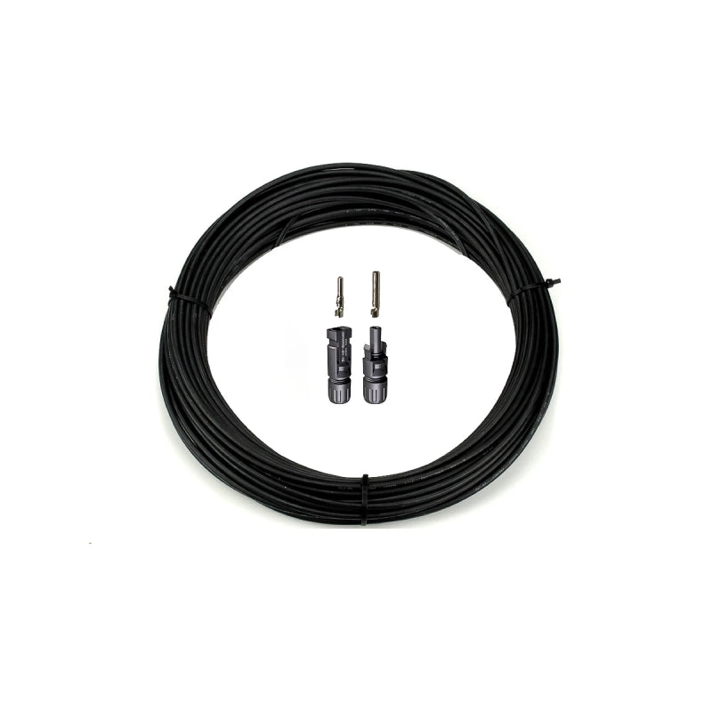 6mm² Solarkabel (L) + MC4 Stecker Set lose (50 Meter) - Homeiq24