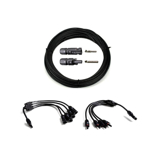 6mm² Anschluss Set IV - 4 Module parallel 20 Meter (L) - Homeiq24