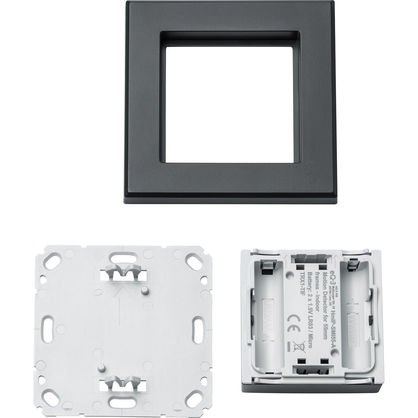 Homematic IP Bewegungsmelder 55erRahmen innen, anthrazit HmIP-SMI55-A
