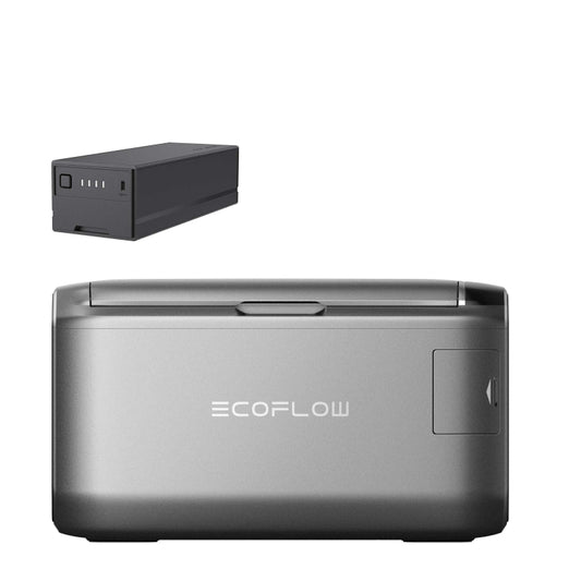 EcoFlow GLACIER Classic 35L Set - Kühl und Gefrierbox mit 298 Wh Plug-In Batterie