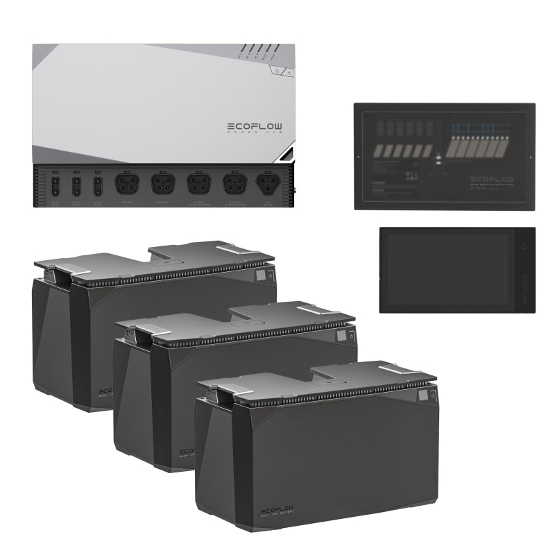 EcoFlow Power Hub 5kVA Set mit LFP Batterie 15 kWh