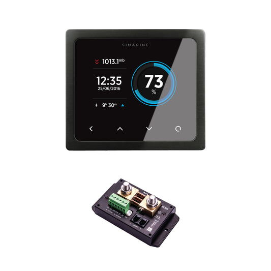 Simarine PICO One Set Rev2 - Batteriemonitor und Shunt Schwarz