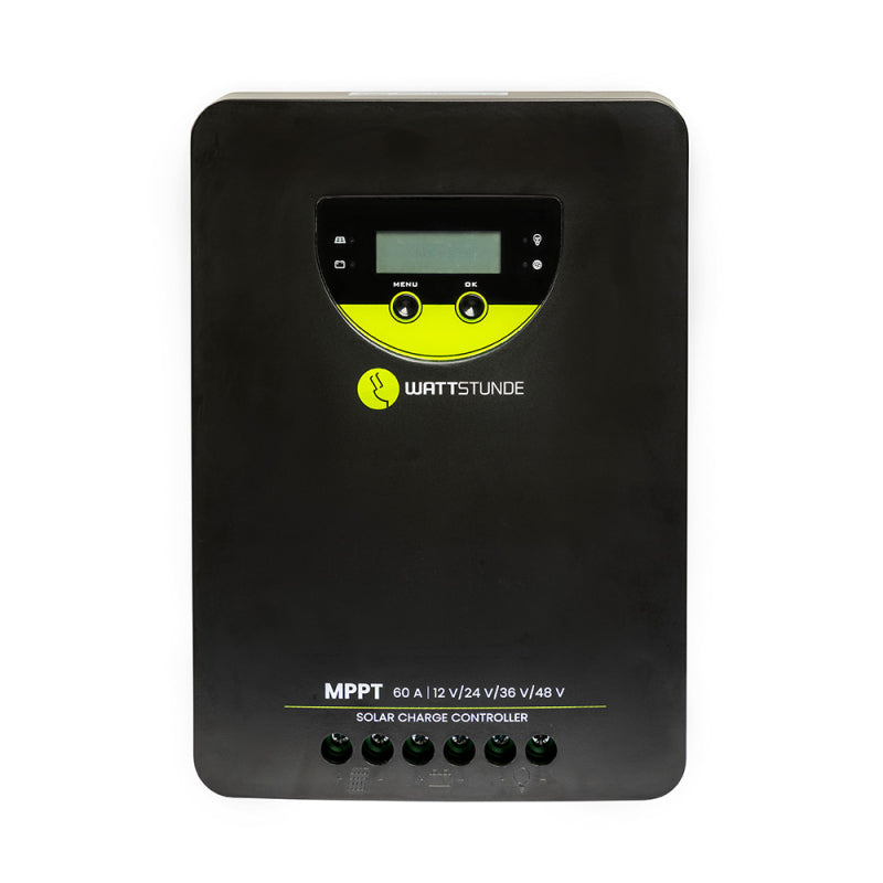 WATTSTUNDE® 60A 140V MPPT Solar Laderegler WLR-BT 60.140 MPPT 12/24/36/48V - Homeiq24