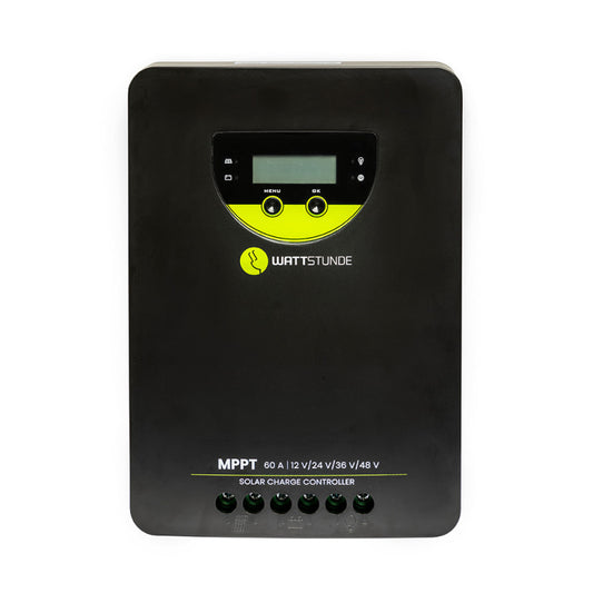 WATTSTUNDE® 60A 140V MPPT Solar Laderegler WLR-BT 60.140 MPPT 12/24/36/48V - Homeiq24