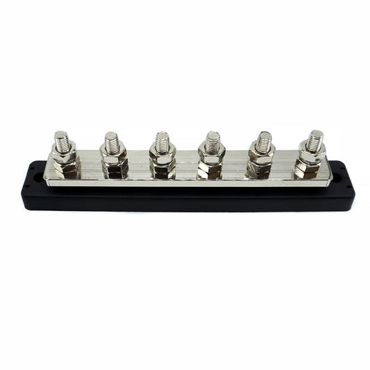 WATTSTUNDE® Busbar 6xM8 450A / 70V schwarz - Homeiq24